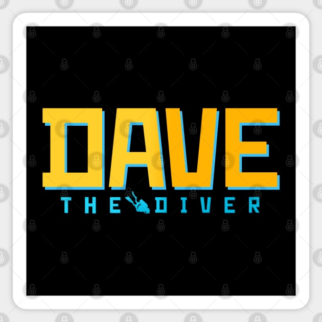 DAVE The Diver Sticker by Buff Geeks Art